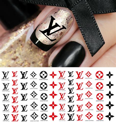 louis vuitton stickers for nails.